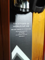 NOVÉ LYŽE VOLKL RACETIGER GS WORLDCUP JR FIS 158CM --MODEL 2024--